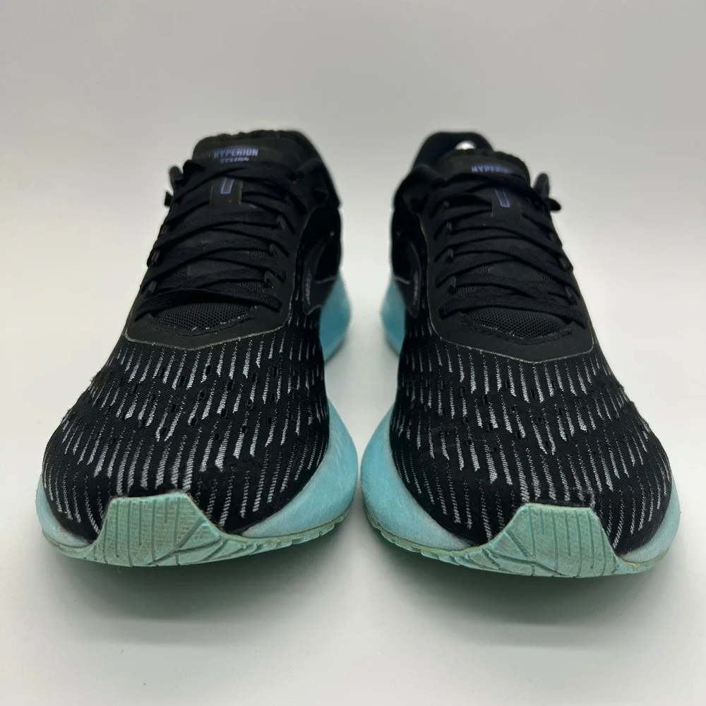 Brooks Hyperion Tempo Shoes Mens 11 Black Iced Aqua Running Shoes 1103291D082